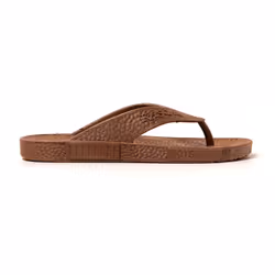 Tongs homme Brasileras Marron semelle en gomme