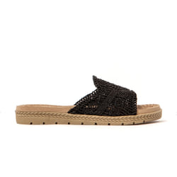 Sandales femme Brasileras Noir semelle en gomme