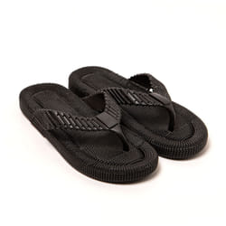 Tongs homme Brasileras Noir semelle en gomme