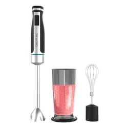 Cecotec PowerGear 1500 XL Cream Mélangeur par immersion 1500 W Noir, Acier inoxydable