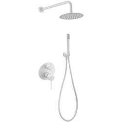 Imex Products - imex GPMS045/BL milos stick Conjunto de Ducha Empotrado Monomando Blanco Mate - ref: GPMS045/BL