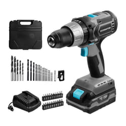 Cecotec 70008 perceuse 1550 tr/min Noir, Bleu, Gris