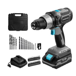 Cecotec 70010 perceuse 2000 tr/min Noir, Bleu, Gris