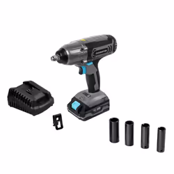 Cecotec 70013, Douille à choc, Noir, Bleu, Gris, 3000 tr/min, 400 N·m, Batterie, 2000 Ah