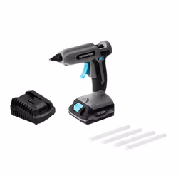 Cecotec 70015, Pistolet à colle chaude, Noir, Bleu, Gris, 1,1 cm, 15 cm, 180 °C, 30 min