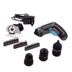 Cecotec 70016, Visseuse, Poignée de pistolet, 1/4", Noir, Bleu, Gris, 200 tr/min, 4 N·m