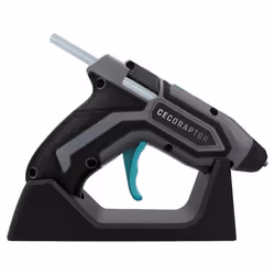 Cecotec CecoRaptor Perfect Fix 360 X-Treme, Pistolet à colle chaude, Noir, Bleu, Carton, Vitrocéramique, Liège, Verre, Cuir,  ...