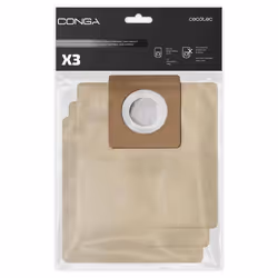 Cecotec - Lot de 3 Sacs d'Aspirateur pour Traîneau Conga PowerBag 2000 Compact - Comprend 3 Sacs Compatibles avec Conga Power ...