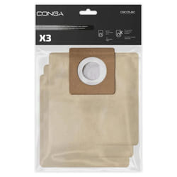 Cecotec - Lot de 3 Sacs d'Aspirateur pour Traîneau Conga PowerBag 2000 Compact - Comprend 3 Sacs Compatibles avec Conga Powerbag 2000 Compact