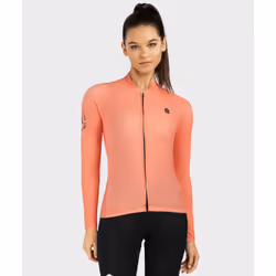 Siroko M2 Ardenas Maillot Vélo Manches Longues Femme M, Adulte, Femelle, Pêche, Pull-over, M, SML