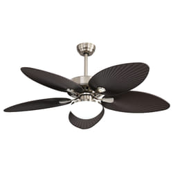 Fabrilamp 173191534 ventilateur Marron, Nickel