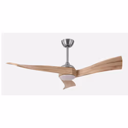 Fabrilamp 173491342, Ventilateur à lame domestique, Noir, Chêne, Plafond, 40 dB, 145 tr/min, 132 cm
