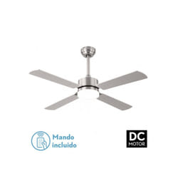 Fabrilamp 173591403 ventilateur Hêtre, Nickel, Argent