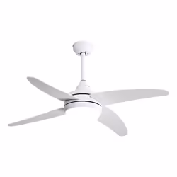 Fabrilamp KLOD, Ventilateur à lame domestique, Blanc, Plafond, 45 dB, 210 tr/min, 117 cm
