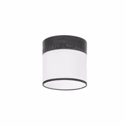 Abat-jour cylindrique of design of de la série CLOE en couleur BLANC/BLACK WOOD. Fabriqué en matière textile. Style moderne,  ...
