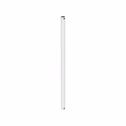 Barre métallique de en BLANC, pour extension de ventilateur de plafond . Ses dimensions sont de 50x2,1x2,1 centimètres. Égale ...