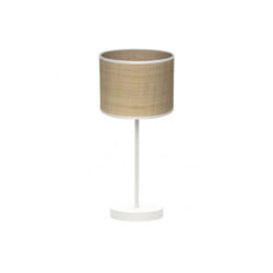 Fabrilamp - Jerte Lampe à poser 1xe14 Blanc/naturel 42x17x17 Cm brand
