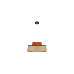 Fabrilamp - Pendentif jia de une citrouille/une lumière naturelle