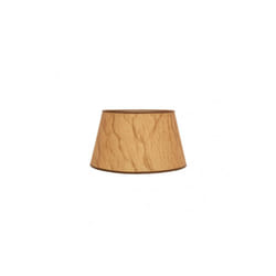 Fabrilamp - Abat-jour salma e27 parchemin 25dx20dx15h conique ouvert