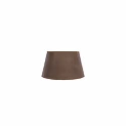 FAB 178312517 Abat-jour conique ouvert série SALMA de couleur Rust. Fabriqué en matière textile. Conçu pour une douille E27.  ...