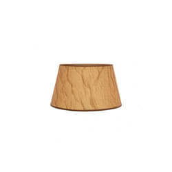 Fabrilamp - Abat-jour salma e27 parchemin 30dx22dx17h conique ouvert