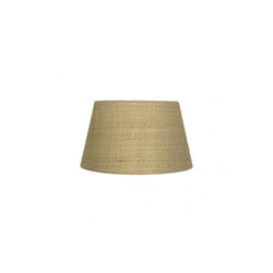 Abat-jour salma e27 naturel 30dx22dx17h conique ouvert