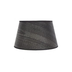 Fabrilamp - Abat-jour salma e27 noir bois 45dx35dx30h conique ouvert