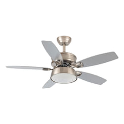 Fabrilamp 181891510 ventilateur Hêtre, Nickel, Argent