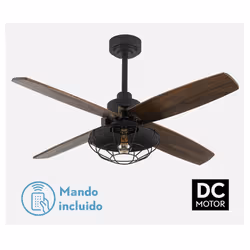 Fabrilamp 182291409 ventilateur Noir, Chêne - Vue supplémentaire 3