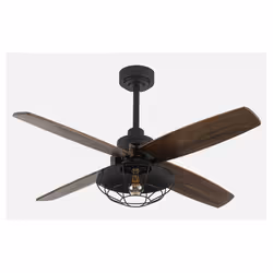 Fabrilamp 182291409 ventilateur Noir, Chêne - Vue supplémentaire 4