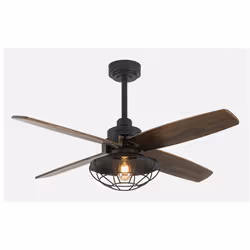 Fabrilamp 182291409 ventilateur Noir, Chêne - Vue supplémentaire 5