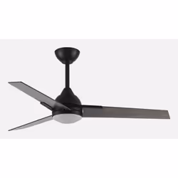 Fabrilamp 182591309, Ventilateur à lame domestique, Noir, Gris, Plafond, Cristal, Panneaux MDF, Métal, 38 dB, 6730 m³