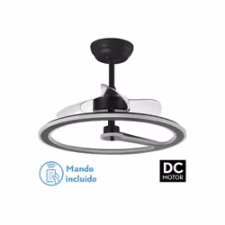 VENTILADOR 110W DC CHOM NEGRO 3 ASPASAS Couleur : Noir Matériau : Métal / ABS / Polycarbonate Dimensions (hauteur x largeur x ...