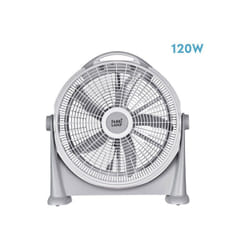 Fabrilamp - Fresco Ventilateur de table Gris 120w 3 Vel. 5 Pales Gris Réglable 62x58x16 Cm