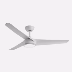 Fabrilamp 185491301, Ventilateur à lame domestique, Blanc, Plafond, Acrylonitrile-Butadiène-Styrène (ABS), Métal, Polycarbona ...