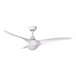 Fabrilamp 185591301, Ventilateur à lame domestique, Blanc, Plafond, Acrylonitrile-Butadiène-Styrène (ABS), Métal, Polycarbona ...