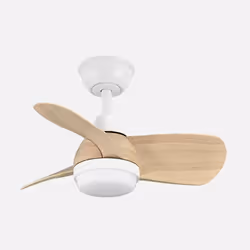 Fabrilamp 186291368, Ventilateur à lame domestique, Hêtre, Blanc, Plafond, Acrylonitrile-Butadiène-Styrène (ABS), Métal, Poly ...