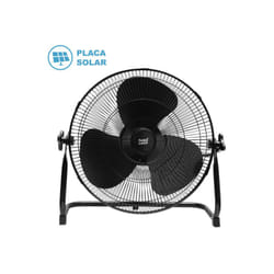 FABRILAMP Ventilateur Dc Indistrial Solar Cyclone 25w Black 3speed 3asp.black C/port Usb Orientable 43x46x40cm