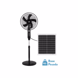 Description générale Le ventilateur de sol SOLAR de la série BOREAL en métal, ABS et polycarbonate de couleur noire est une s ...