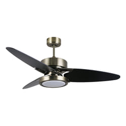 Fabrilamp 187391314 ventilateur Noir, Noyer