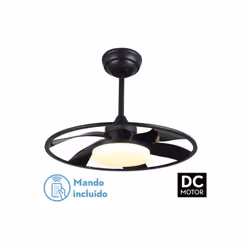 FAN DC CELSIUS 26W BLACK 6-WIND 55D Couleur : Noir Matériau : Métal / ABS / Polycarbonate Dimensions (HxLxP) : 29,4/44,6x55x5 ...