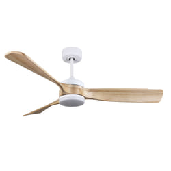 Fabrilamp 187991368 ventilateur Hêtre, Blanc
