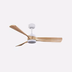 Fabrilamp 187991368 ventilateur Hêtre, Blanc