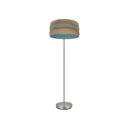 Fabrilamp - Sol Salon Natalia 1xe27 Niquel/sac-turquoise 164x40x40 Cm