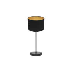 Lampe à poser Anuska 1xe14 noir/noir/or 46x16x16x16 cm