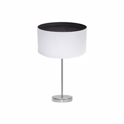 Plateau de table ALTO de la serie TATIANA de cscent NICKEL avec écran de couleur WHITE et BOIS NOIR à l'intérieur. Il est équ ...