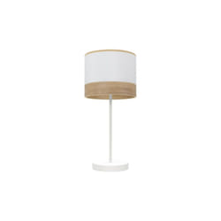 Lampe à poser olga 1xe14 blanc/blanc-blanc-mad.clara 42x18x18 cm