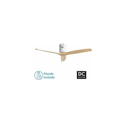 Ventilateur de plafond Aguilon dc blanc 3 pales sans lumière