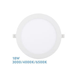 Downlight encastré Silex 18w 3000-4000-6500k White 1620lm Round 22,5d Cut-out 20d - Fabrilamp