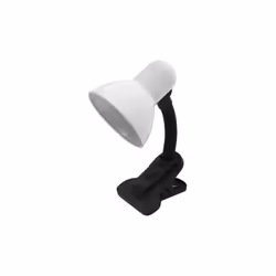 Flexos Yezco 1xe27 White Fixation avec pince Flexible Ajustable 26x11,5x12 Cm Projection de lumière:Lumière directe Ampoules  ...